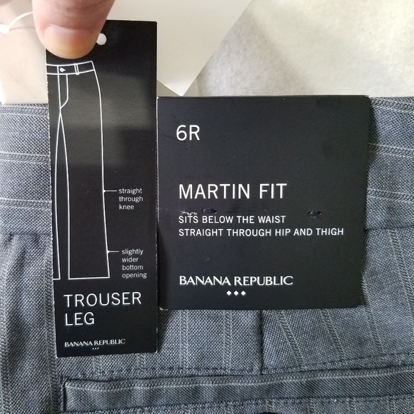 NWT Banana Republic Martin Fit Trouser Leg Pants - Picture 3 of 7